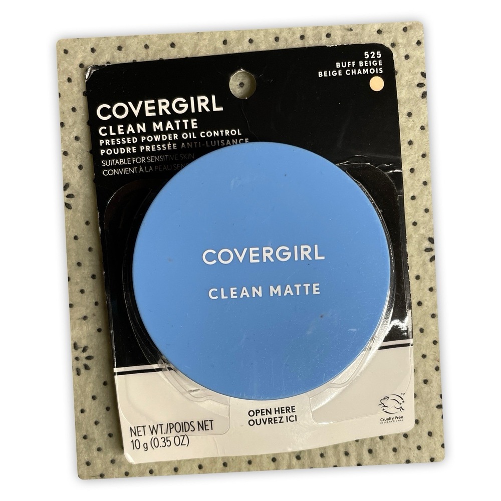 Covergirl Clean Matte Pressed Powder Oil Control, 525 Buff Beige